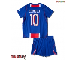 Paris Saint-Germain Ousmane Dembele #10 Prima Maglia Bambino 2026-27 Manica Corta (+ Pantaloni corti)